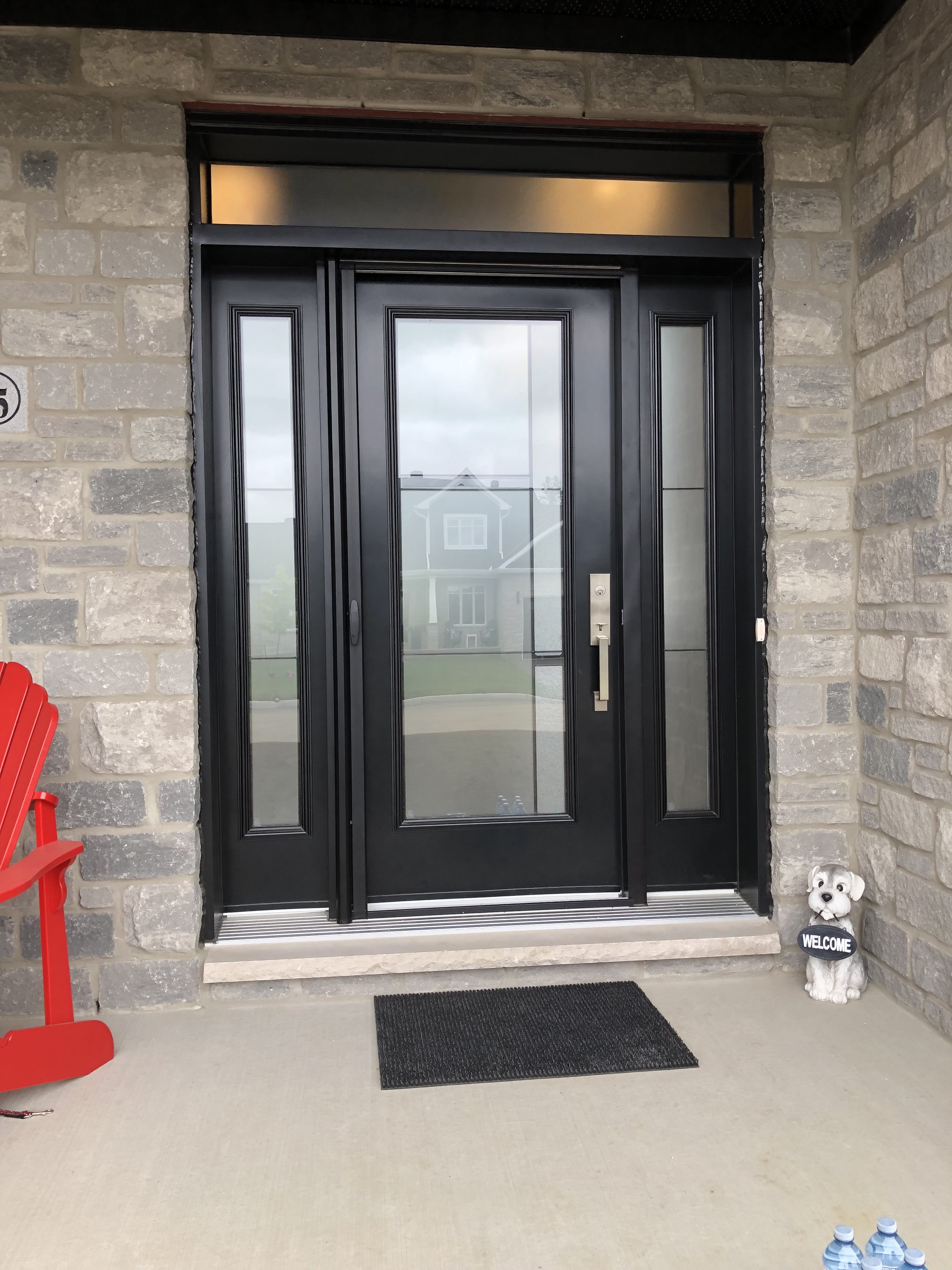 Retractable Screen single Black
